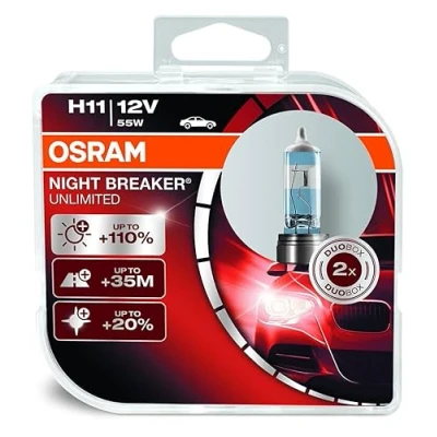 Abbildung von Osram NIGHT BREAKER UNLIMITED H11 Nebelleuchte, 64211NBU HCB, 12V, Duo Box