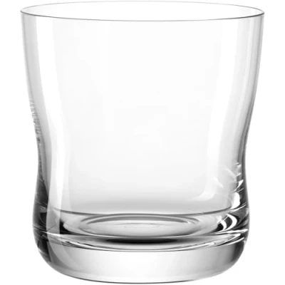 Abbildung von LEONARDO HOME Vita Trinkglas, 6er Set, spülmaschinengeeignete Wassergläser, hochwertige &amp; ergonomische Trink Becher aus Glas, elegante moderne Saft Gläser, alltagstauglich 330 ml, 054495