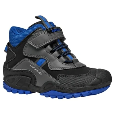Abbildung von Geox NEW Savage BOY Stiefelette für Kinder, Größe: 40, Dark grey/royal Schuhe