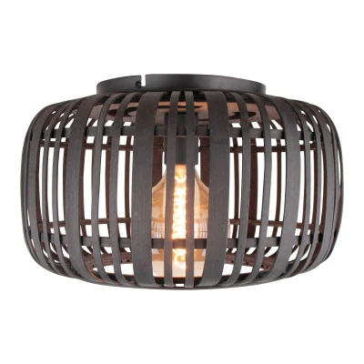 Abbildung von Brilliant Deckenleuchte »Woodrow«, 1 flammig, Leuchtmittel E27 ohne Leuchtmittel, Deckenlampe 40cm holz