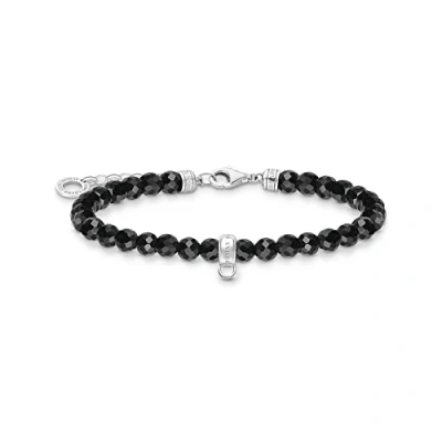 Abbildung von Thomas Sabo Armband mit schwarzen Perlen 925 Sterling Silber A2097 130 11 L19V