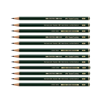 Abbildung von FABER Castell 205047 Bleistift 9000, Härtegrad HB, 12 Stück