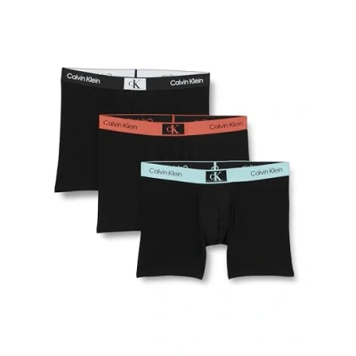 Abbildung von Calvin Klein Underwear 3 PACK Panties Blk b stratosp wb aragon wb, Herren, Größe: Small,