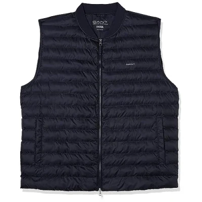 Abbildung von GANT Light Padded Bomber VEST Weste, Herren, Größe: XXL, Evening blue