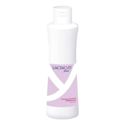 Abbildung von Lactacyd® Plus Präbiotisch Intimwaschlotion Mit angepasstem pH Wert, natürlicher L Milchsäure und Präbiotika Stärkung der natürlichen Mikroflora Klinisch geprüft &amp; bestätigt 250 ml