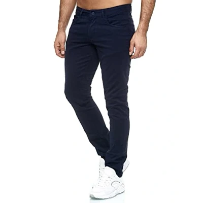Abbildung von Tazzio Jeans Herren Slim Fit Stretch Jeanshose Hose Denim 165251 (34W/30L, Navyblau)