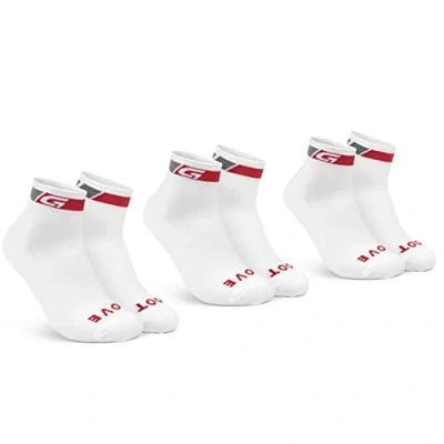 Abbildung von GripGrab Classic Low Cut 1er und 3er Set Kurze Sommer Fahrradsocken Rennrad Mountainbike Indoor Cycling Radsport Socken