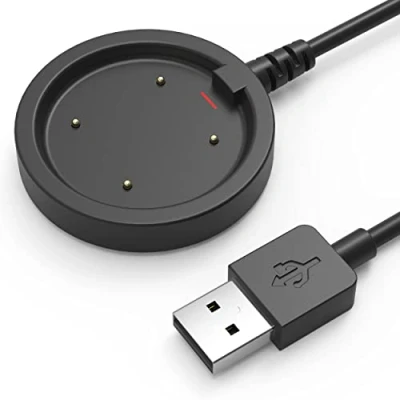 Abbildung von Ladegerät kompatibel mit Polar Vantage M/Vantage M2/Vantage V/Vantage V2/Ignite/Ignite 2/Grit X/Grit X ProUSB Kabel 100cm Ladekabel Ersatz für Ladeadapter Ladestation Aufladekabel Adapter PHONILLICO