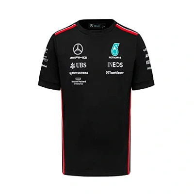Abbildung von Mercedes AMG Petronas Formel 1 Team 2023 T Shirt, Schwarz, L