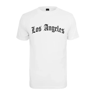 Abbildung von Mister Tee LOS Angeles Wording Tshirt print, Herren, Größe: 4XL, White