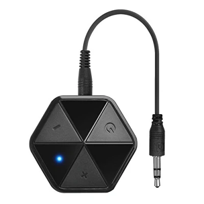 Abbildung von Audiocore AC815 Tragbarer Bluetooth 5.0 Empfänger Adapter Wireless Kabellos Transmitter Aux