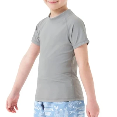 Abbildung von MEETWEE Boy&#039;s Swimsuit Rash Vest Swimming Shirts for Boys Long/Short Sleeve UPF 50+ Sun Protection Guard 5 15 Years