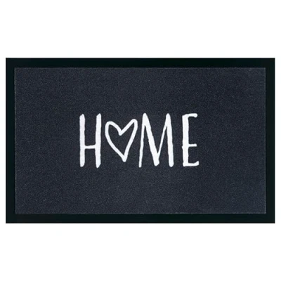 Abbildung von my home Fußmatte »Magne«, rechteckig, 5 mm Höhe, mit Spruch, Schrift Design, waschbar, robust, pflegeleicht, rutschfest