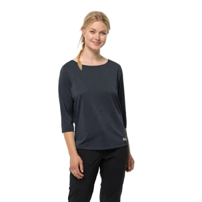 Abbildung von Jack Wolfskin JWP 3/4 T W Langarmshirt, Damen, Größe: XS, Night blue