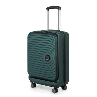 Abbildung von Hauptstadtkoffer Mitte Handgepäck Toploader 55x40x20, TSA, 4 Rollen, Reisekoffer, Hartschalenkoffer, Rollkoffer, Handgepäckkoffer, Bordgepäck Koffer, Waldgrün