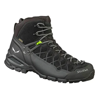 Abbildung von Salewa MS Alp Trainer Mid Gore TEX Herren Trekking &amp; Wanderstiefel, Schwarz (Black/Black), 46 EU