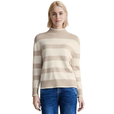 Abbildung von Street One Strickpullover, Damen, Größe: 42, Weiß