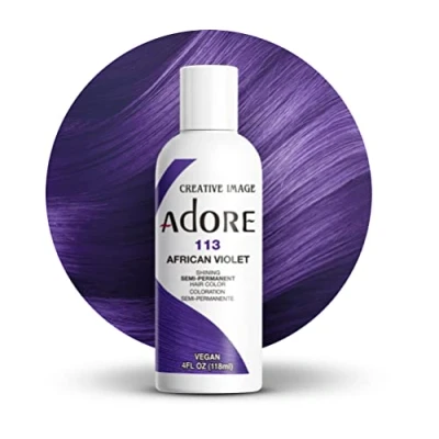 Abbildung von Creative Image Adore Shining Semi Permanent Hair Color 113 African Violet 118ml