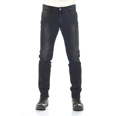 Abbildung von Replay Herren Jeans Anbass Slim Fit mit Comfort Stretch, Dark Grey 097 (Grau), 27W / 32L