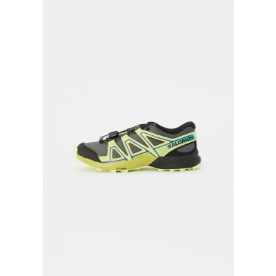 Abbildung von Salomon Speedcross J Unisex Hikingschuh für Kinder, Größe: 39, Urban chic/sharp green/dark citron Textil/synthetik