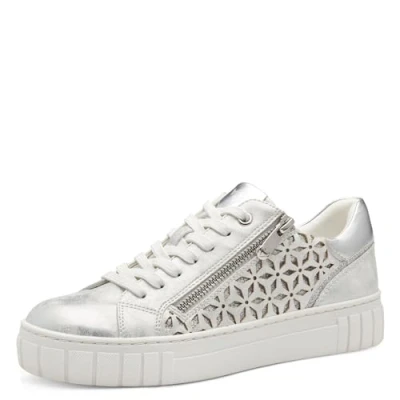 Abbildung von Marco Tozzi Sneaker low, Damen, Größe: 38, Lt grey comb Schuhe