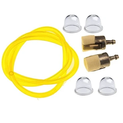 Abbildung von Carkio Kraftstoffleitung mit Kraftstofffilter, 60 cm, Compatible with GX22 GX25 GX31 GX35 HLT422 ULT425 UMK431 UMK435 HHB25 HHH25 HHT31S HHT35S WX10 FG110 ersetzt 17672 Z0H 0H 0 03