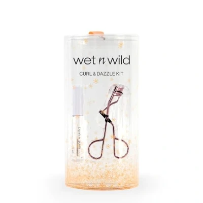 Abbildung von Wet n Wild Curl and Dazzle Kit, Transparente Mascara und Wimpernzange, Feuchtigkeitsspendende Formel mit Vitamin E Sojaprotein, Natürlicher Pflegender Effekt, Geschenkset für Beauty Fans