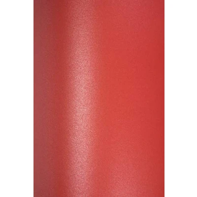 Abbildung von Netuno 10x Perlmutt Dunkel rot Bastel Papier DIN A4 21 x 29,7 cm 120g Majestic Emporer Red Perlglanz Metallic Effekt bedruckbar für Hochzeit Geburtstag Weihnachten