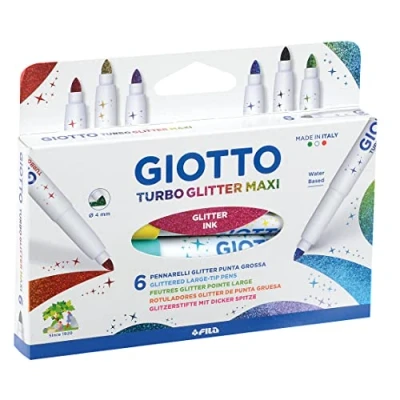 Abbildung von Giotto Turbo Glitter Maxi Marker, mit Glitzer, 426600