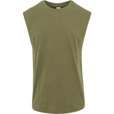 Abbildung von Urban Classics OPEN EDGE Sleeveless Top, Herren, Größe: Medium, Olive