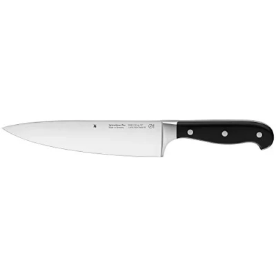 Abbildung von WMF Spitzenklasse Plus Kochmesser 34 cm, Made in Germany, Messer geschmiedet, Performance Cut, Spezialklingenstahl, Klinge 20 cm