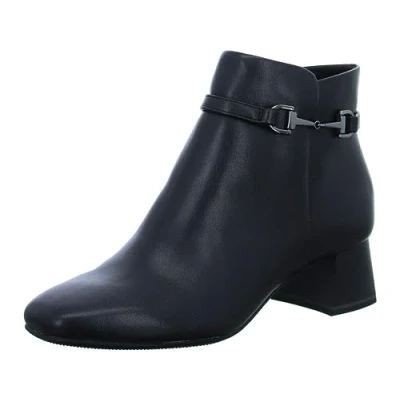 Abbildung von Tamaris Damen Boots mit Absatz Vegan Blockabsatz; BLACK/GUNMETAL/schwarz; 37 EU