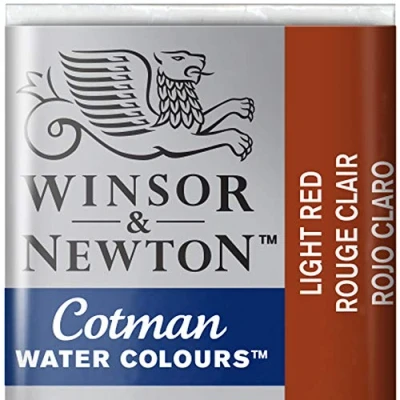 Abbildung von Winsor &amp; Newton 0301362 Cotman Aqarellfarbe 1/2 Napf, gute Transparenz, hervorragender Tönungsstärke und Maleigenschaften, Lichter Ocker gebrannt