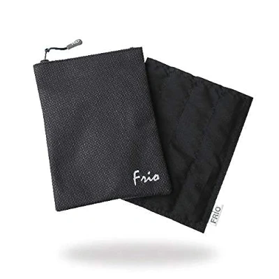 Abbildung von FRIO Viva GROß Diabetiker Insulin Tasche 19 x 14 cm für bis zu 4 Pens Kühlt mit kaltem Wasser I Keine Kühlakkus notwendig (Schwarz)