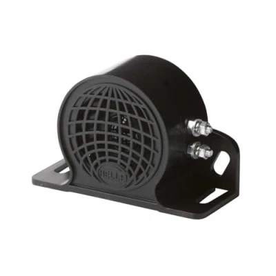 Abbildung von HELLA Rückfahrwarner BM10 110dB(A) Starkton ECE Gehäusefarbe: schwarz geschraubt Stecker: Schraubkontakt Menge: 1 3SL 009 148 141, 97dB(A)