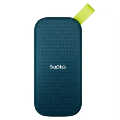 Abbildung von SanDisk Portable SSD 2 TB (Externe mit Lesegeschwindigkeiten von bis zu 800 MB/s, Fallsicherheit aus Zwei Metern, Gummihaken) Monterey