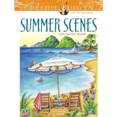 Abbildung von Summer Scenes Coloring Book (Creative Haven Books)