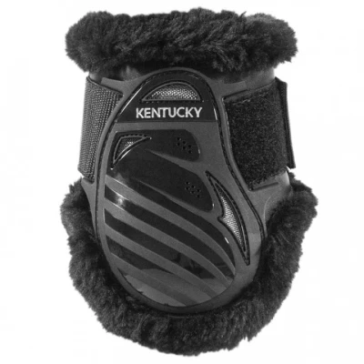 Abbildung von Kentucky Streichkappen Young Horse Vegan Sheepskin Schwarz/Schwarz