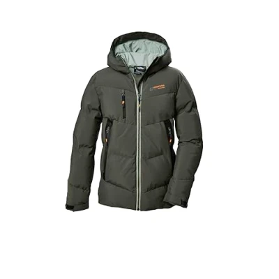 Abbildung von killtec Jungen Steppjacke/Winterjacke mit Kapuze KOW 374 BYS QLTD JCKT, dark moss, 140, 42167 000