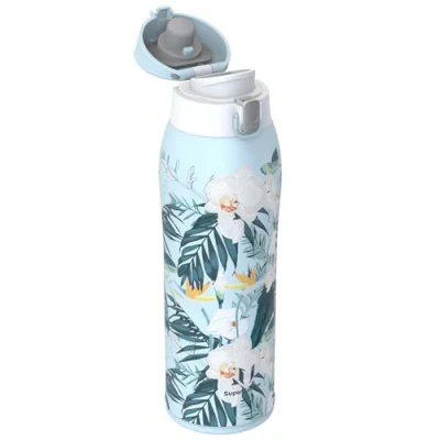 Abbildung von Super Sparrow Trinkflasche Edelstahl 18/8 Trinkbecher 750ml BPA Frei, Auslaufsicher Thermobecher, Trinkflaschen für Sport, Unterwegs, Schule, Outdoor, Büro, Zuhause