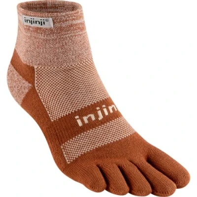 Abbildung von Injinji Trail Midweight Mini Crew Socken, bark, L