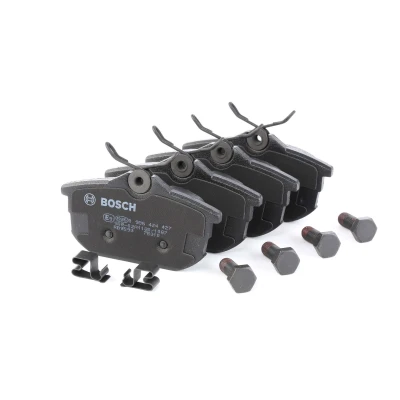 Abbildung von Bosch BP217 Bremsbeläge Hinterachse ECE R90 Zertifizierung vier pro Set