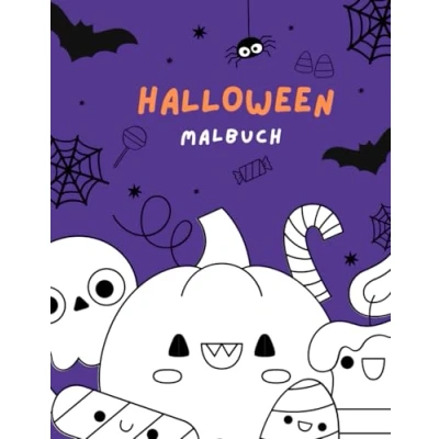 Abbildung von Halloween Malbuch für Kinder: Das schaurig süße die Kleinen