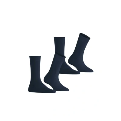 Abbildung von Burlington Everyday 2PACK Onesize Socken, Damen, Größe: 36 41, Dunkelblau