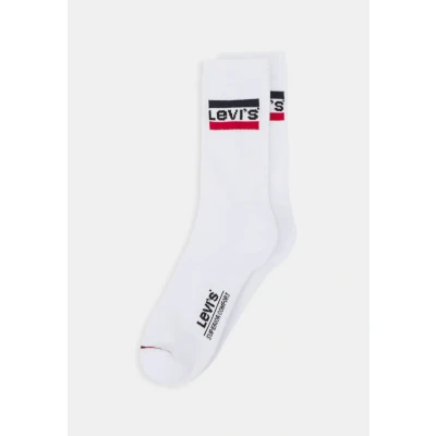 Abbildung von Levi&#039;s Regular CUT LOGO 2 PACK Socken, Größe: 39 42, White