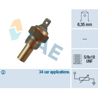 Abbildung von Sensor, Kühlmitteltemperatur FAE 31360