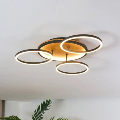 Abbildung von ECO LIGHT LED Deckenleuchte »LED KIRU«, 3 flammig, Leuchtmittel Board fest integriert