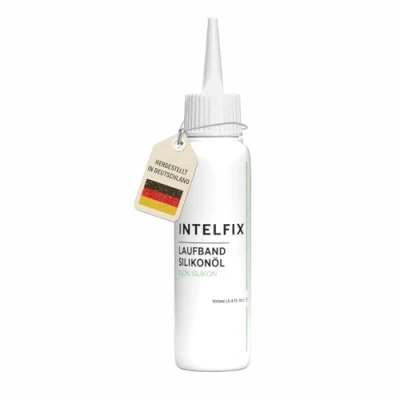 Abbildung von INTELFIX Natürliches Silikonöl Spray für einen längeren und effektiveren Lauf, Schmieröl pflegt beugt den täglichen Verschleiß vor, Silikonspray als schonende Laufbänder Pflege 100ml