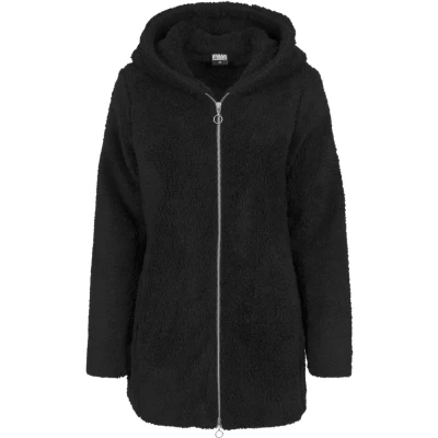 Abbildung von Urban Classics Ladies Sherpa Jacket Wintermantel, Damen, Größe: Large, Black