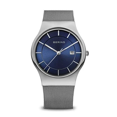 Abbildung von Bering Uhr, Herren, Größe: One Size, Silber